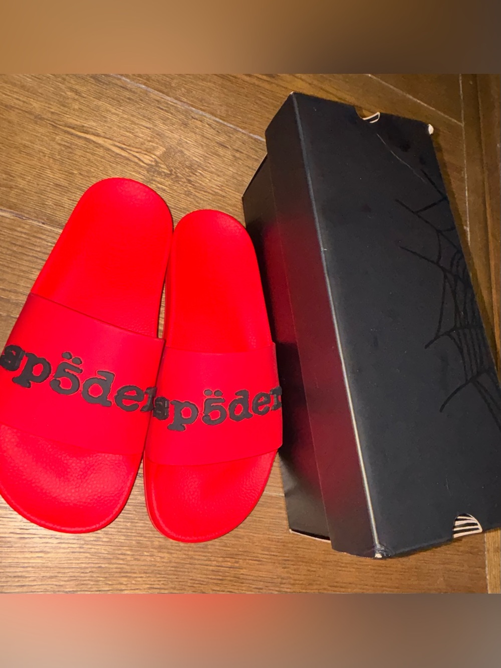 MENS SP5DER ENZO SLIDE - RED